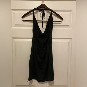 Black Halter Night dress